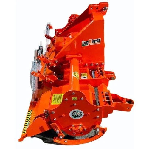 Tractor Operated Rotavator - Color: Red