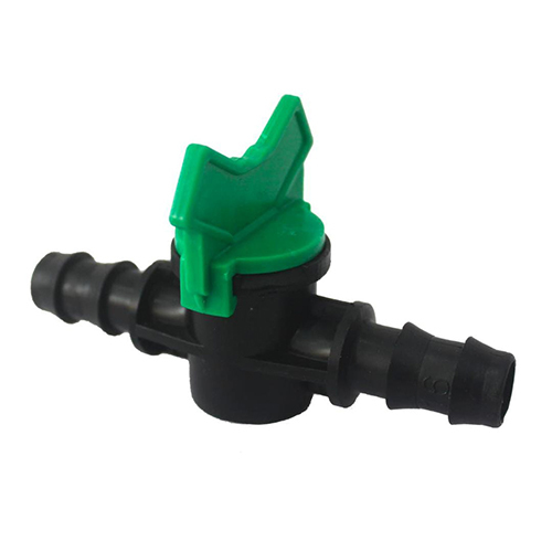 Ball Valve - Plastic Material | Manual Control System, Black Finish, Suitable For Industrial Use, High Quality Design