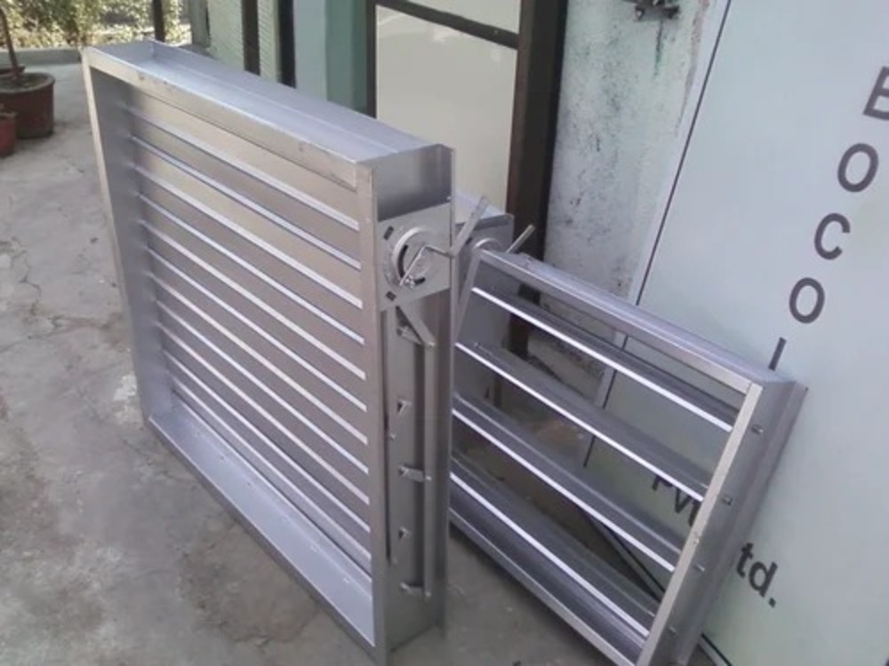 Volume Control Duct Dampers - Color: Sliver