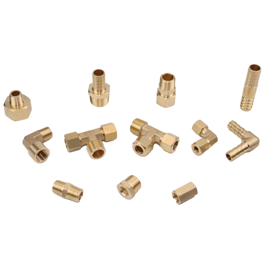 Brass Fittings - Color: Golden