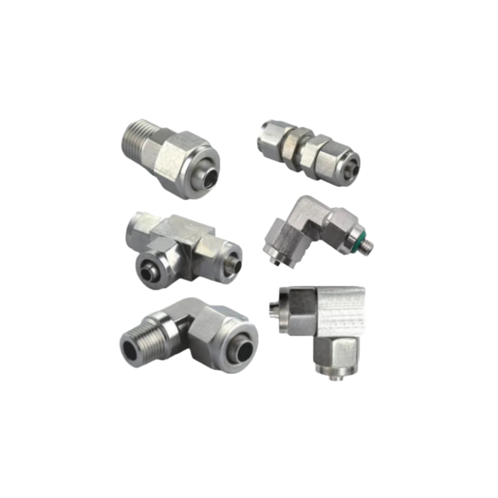 Steel Fittings - Color: Silver