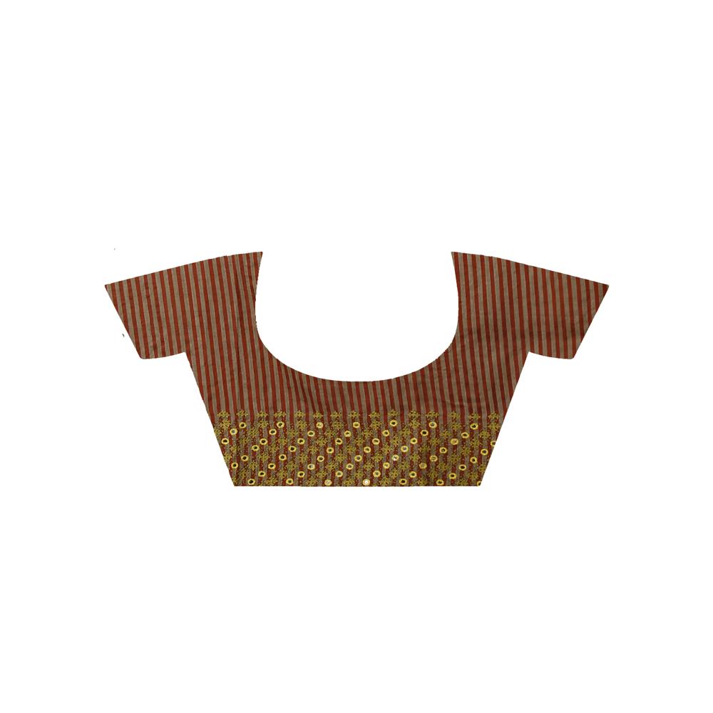 Tussar Ketia Hand Embroidery Saree