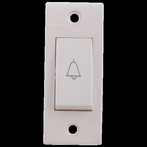 14123 White Anchor Polycarbonate 6 Amp Penta Cherry WH Bell Switch