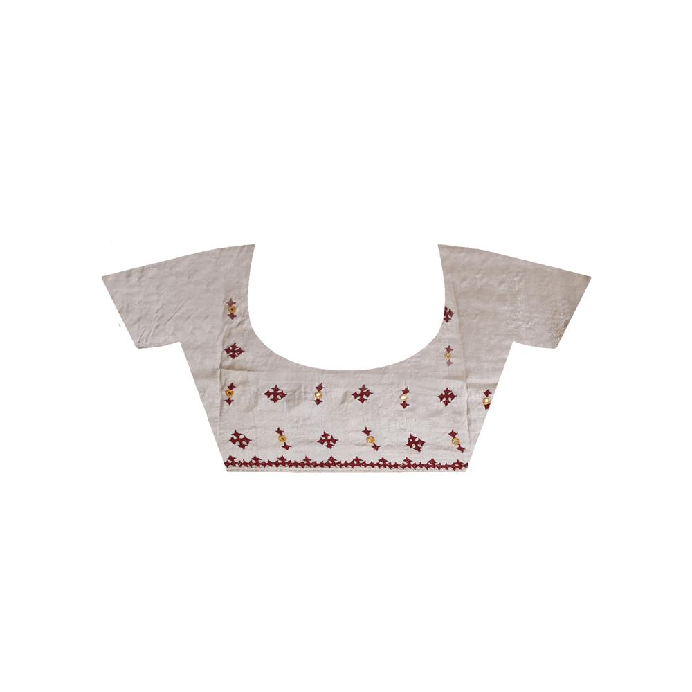 Gachi Tussar Kutch Work Saree