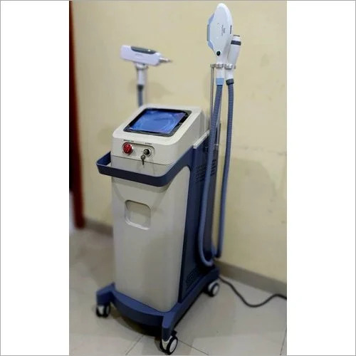 3 In 1 Laser Station Machine Dpl And Nd Yag Qswitch Rf - Color: White