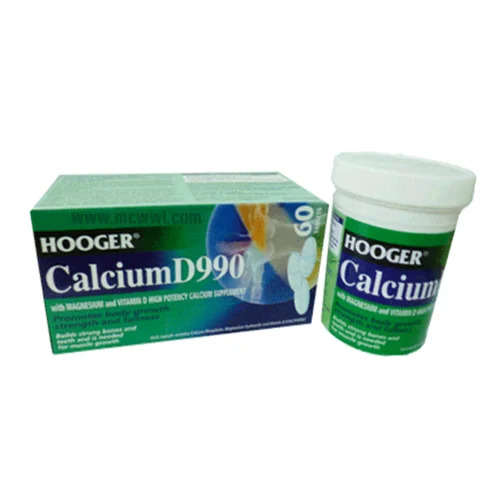 Hooger Calcium D990 Height Increase Tablet - Origin: India