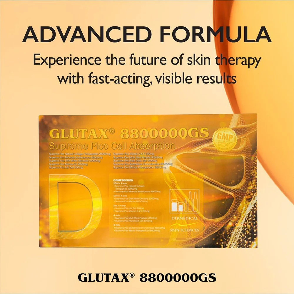 Glutax 8800000Gs Glutathione Skin Whitening Injection - Dosage Form: Liquid