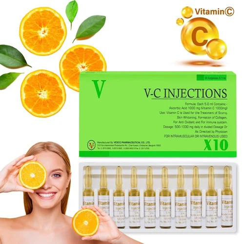 Vitamin C Injection By Vesco Pharma Vc Vitamin C 1000Mg - Age Group: Adult