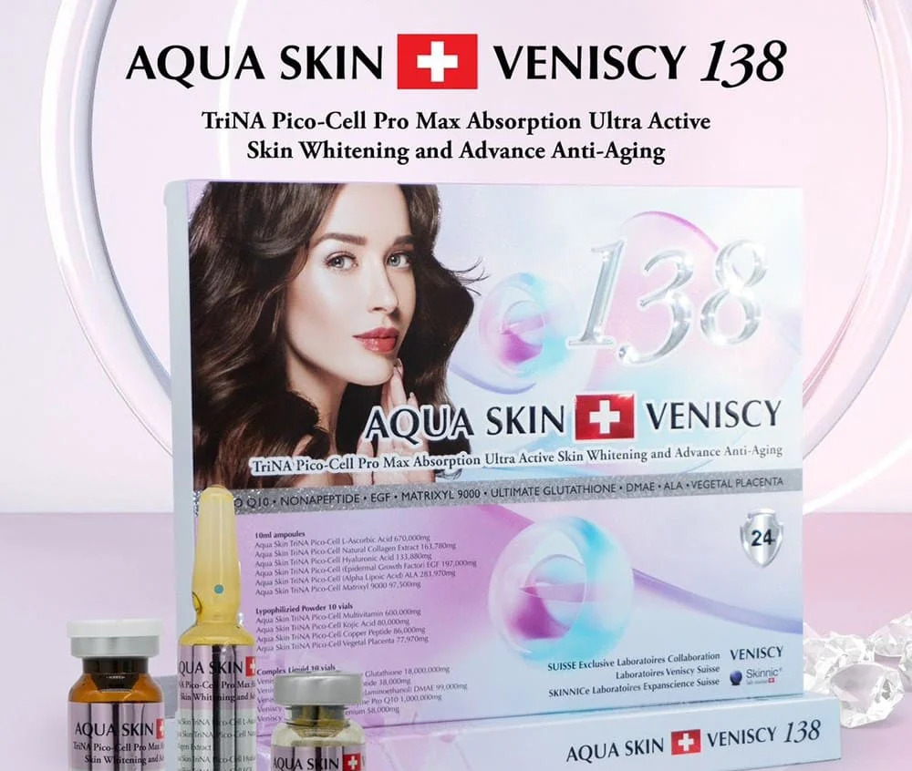 Aqua Skin Veniscy 138 Glutathione Injecion