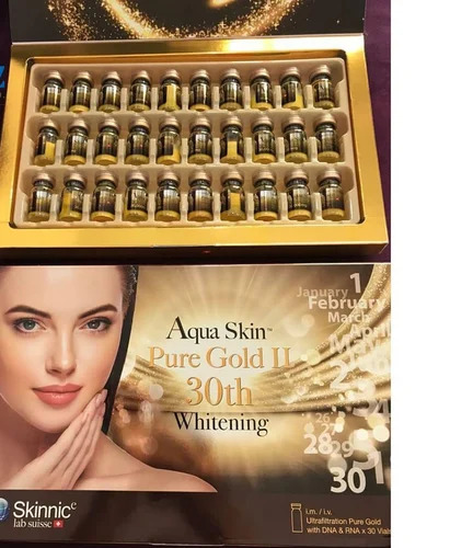 Aqua Skin Pure Gold Pro II 30th Whitening Injection