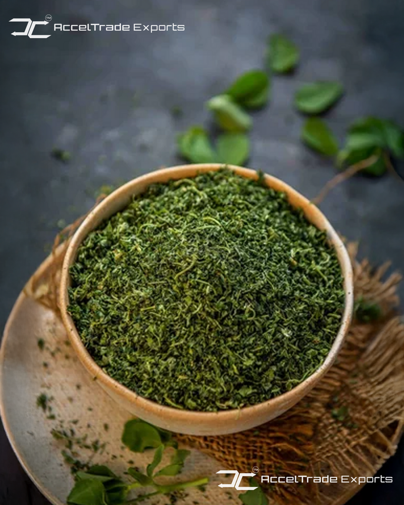Dry Fenugreek Leaves - Food Grade, Purity 90%-95%, Shelf Life 6-12 Months, Stored at Room Temperature - Ideal for Curries, Sauces, Marinades