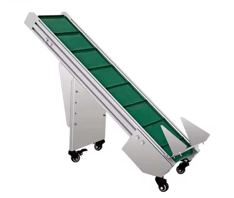 Cleated Conveyor Belt - Color: White