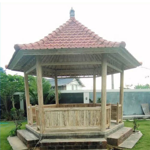 Customized Outdoor Gazebo - Color: Brown