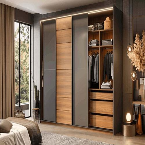 Wooden Wardrobe