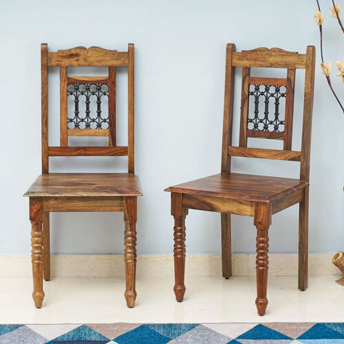 Armless Wooden Chair