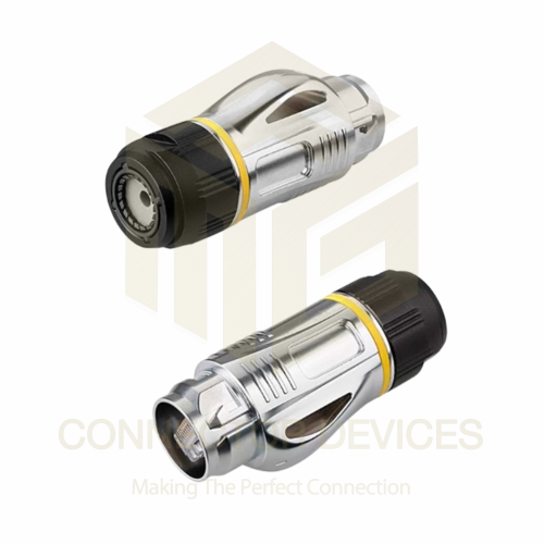 BD24-RJ45 Series RJ45 Male Plug IP67 Metal Shell Waterproof Ethernet Connector