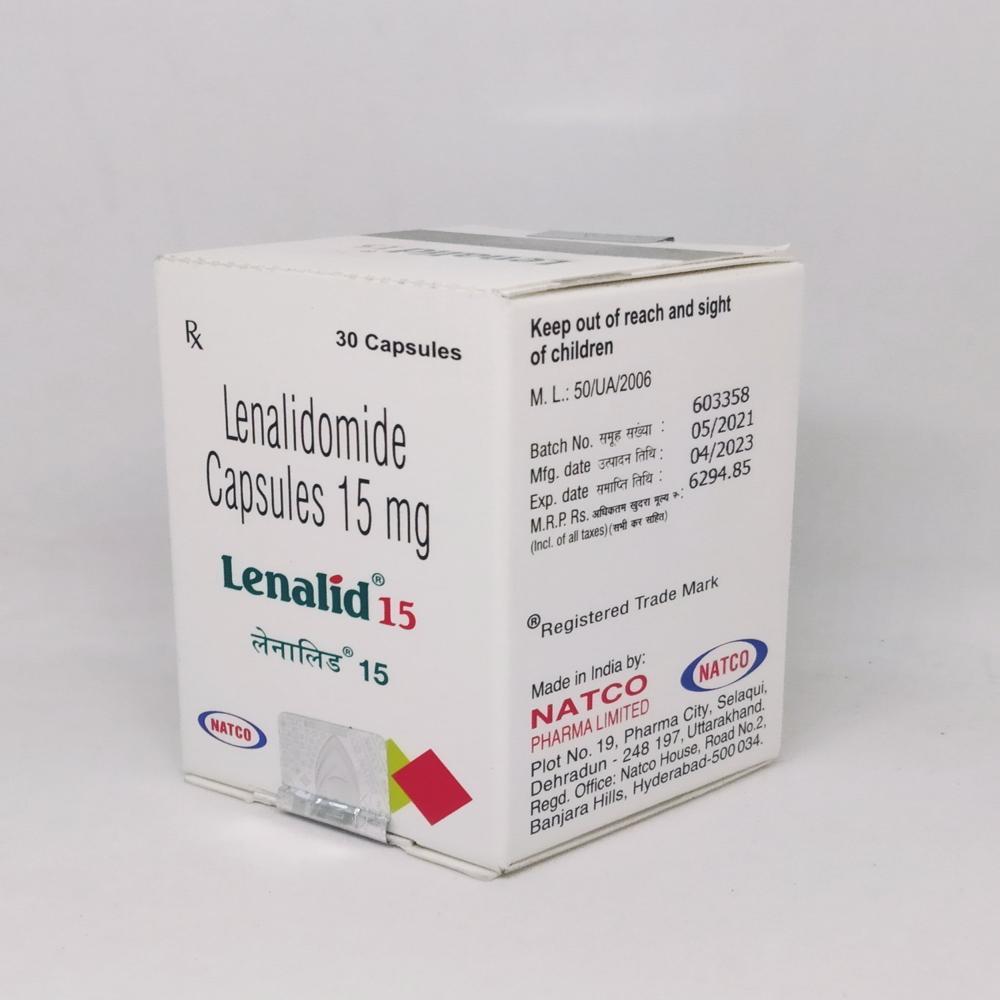 Lenalid 15mg Lenalidomide Capsules - Origin: India