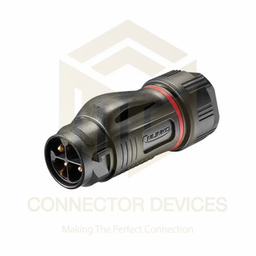 BD20 20A 4Pin Male Plug IP67 Waterproof Power Connector Plastic Shell Solder Terminal