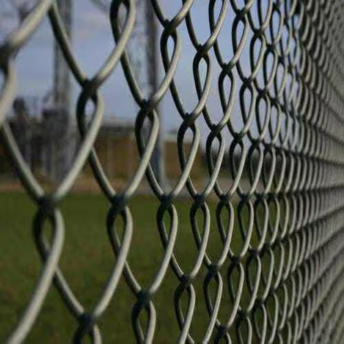 Gi Chain Link Fencing - Color: Steel