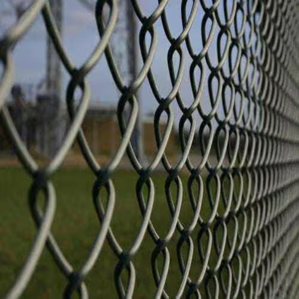 Gi Chain Link Fencing - Color: Steel