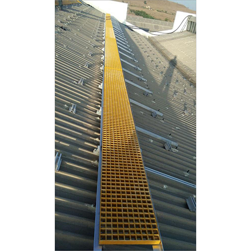 Frp Solar Walkway - Fiber-reinforced Plastic, Various Sizes, Green Color | High Efficiency, Durable For Industrial & Commercial Use, Warranty Included