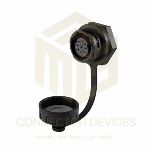 YM20 5A 9Pin Female Socket IP68 Waterproof Power Connector Panel Mount Plastic Shell Solder Terminal