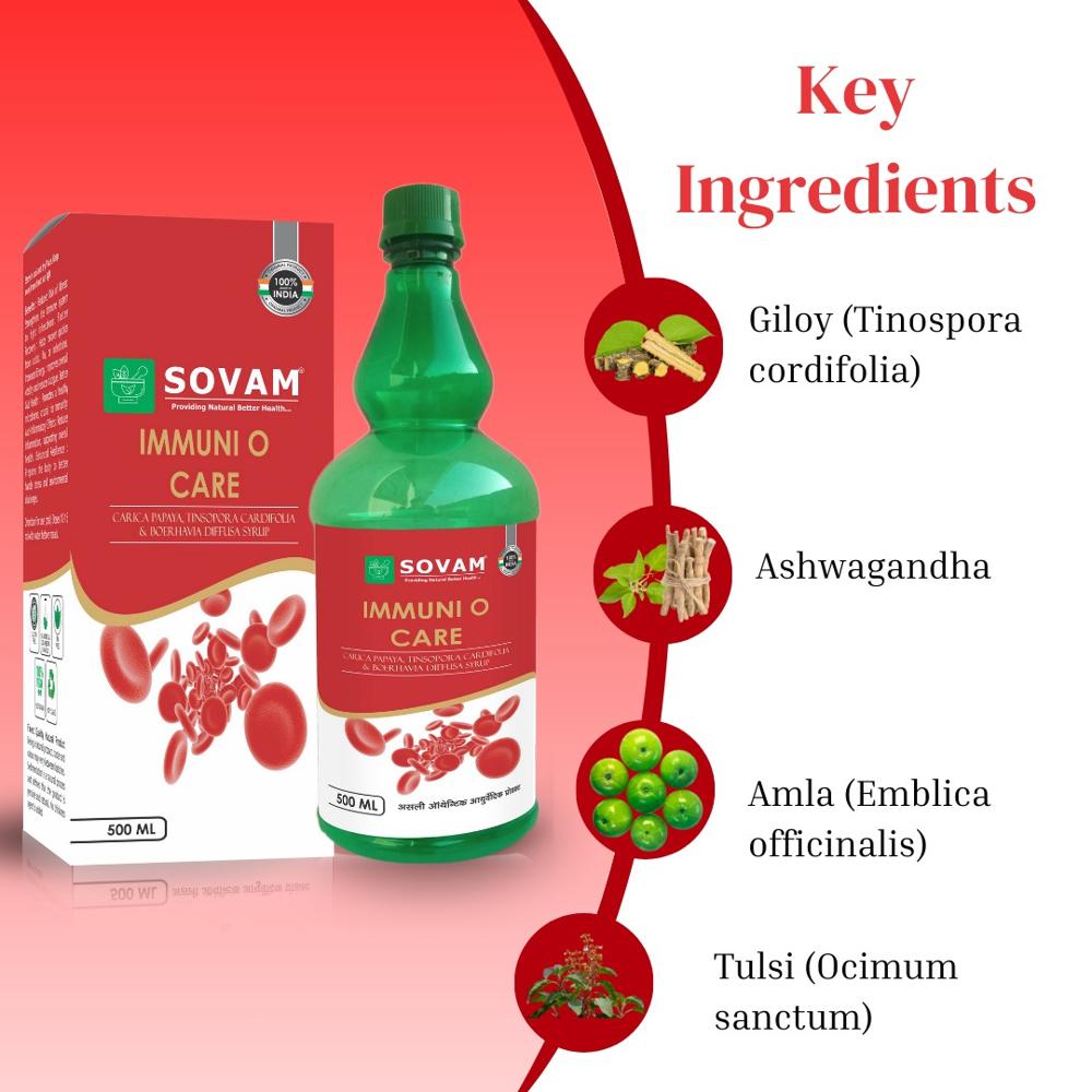 Immuni O Care Juice 500ml Ayurvedic Tonic - Age Group: Suitable For All Ages