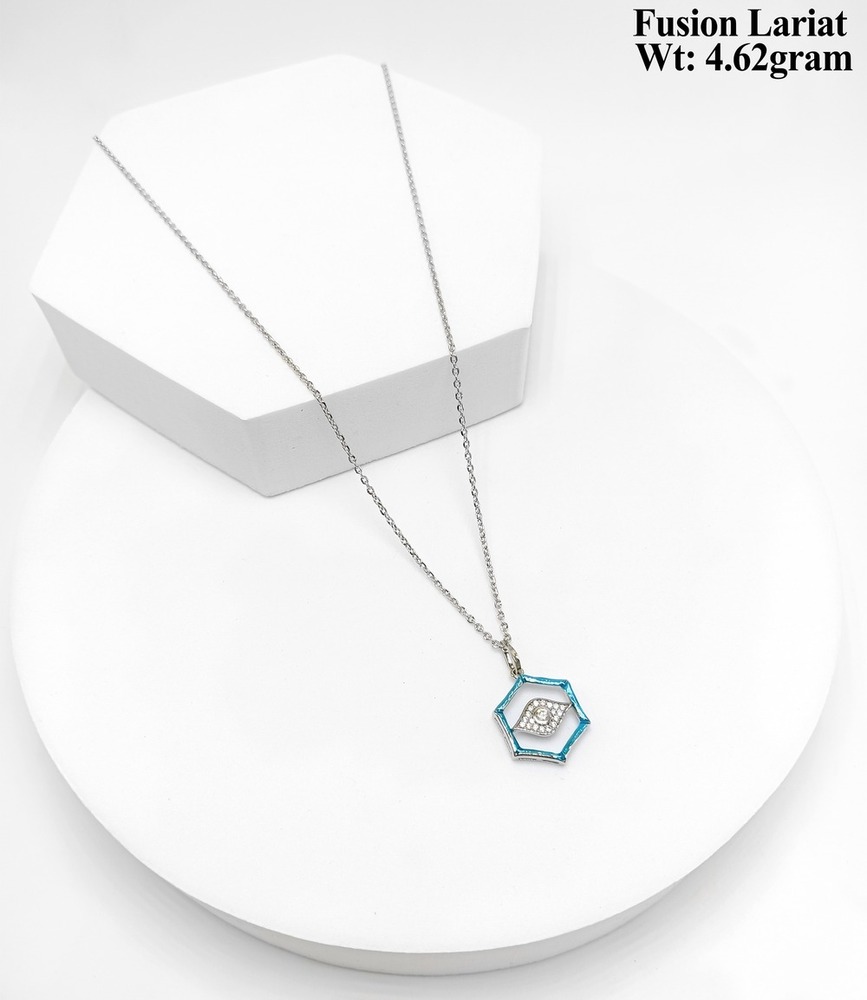 92.5 SILVER MOP LARIAT