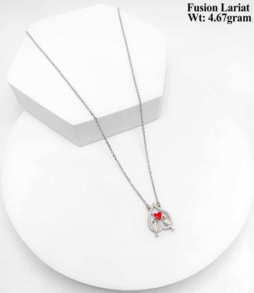 92.5 SILVER MOP LARIAT