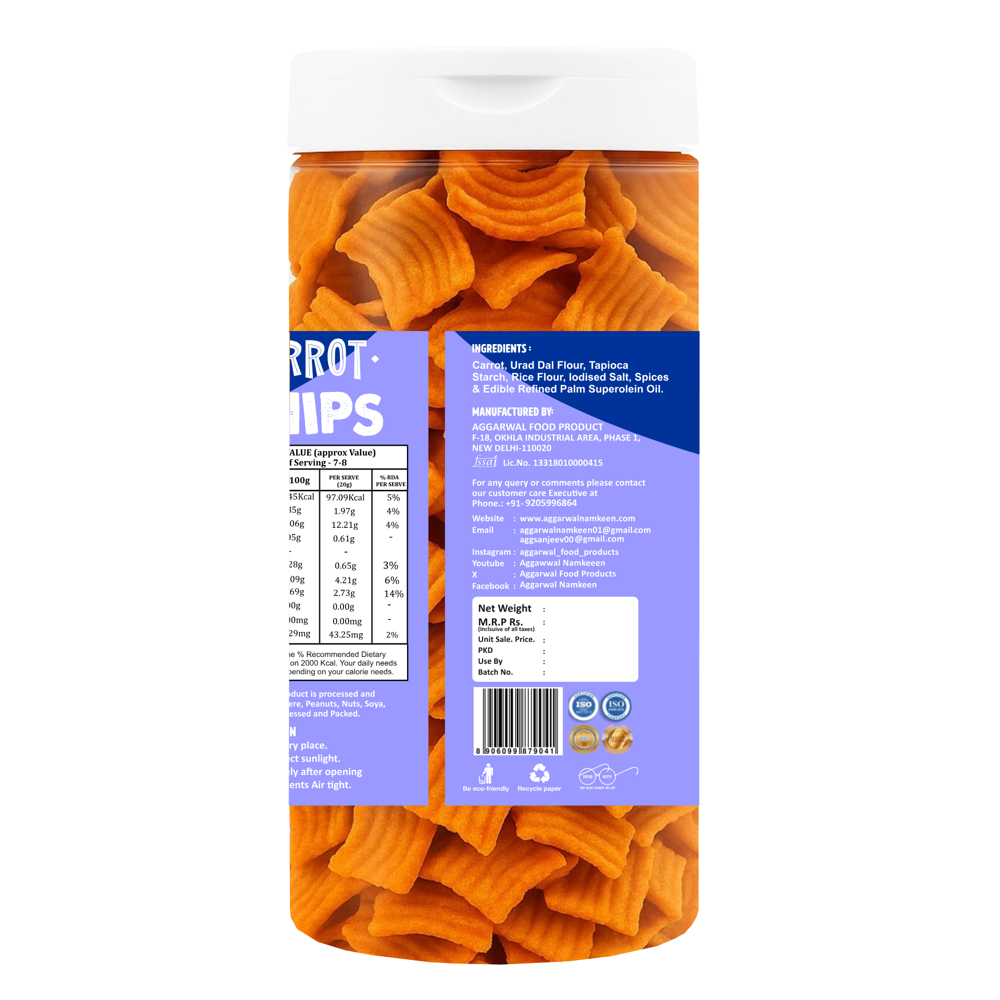 Carrot Biryani Chips - Feature: No Artificial Colors Or Flavors
