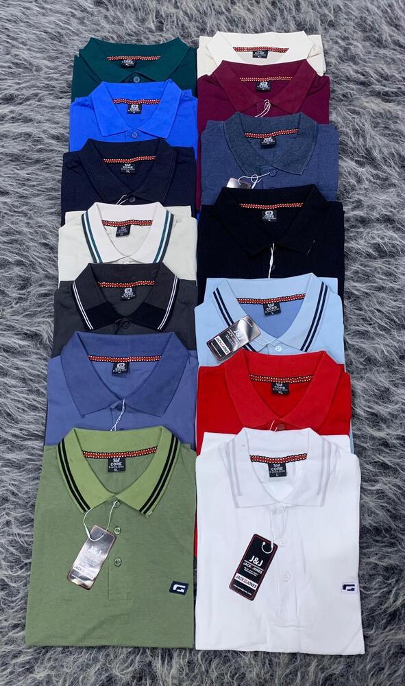 Mens Collar Style T Shirt - Color: Multi Color