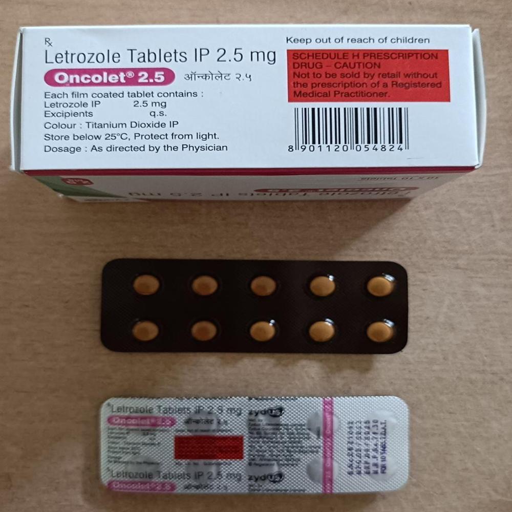 Oncolet Letrozole 2.5mg Tablet