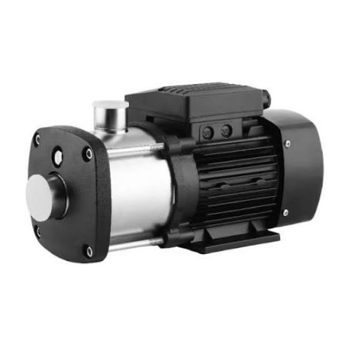 Horizontal Multistage Stainless Steel Pump - Color: Silver/Gray
