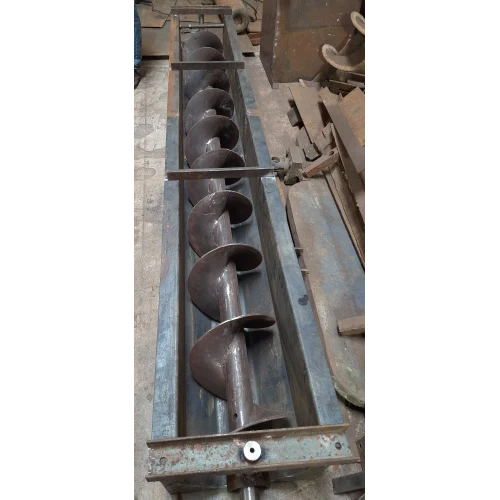 Carbon Steel Screw Conveyor - Color: Grey
