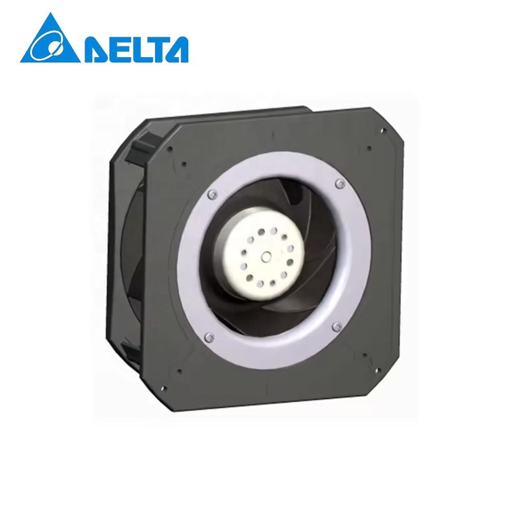 Delta Heat Pump Gtm019Fua07R-V 230V Ec 50/60Hz 190Mm 85W 6.75A 3100Rpm Ip54 Ahu Air Handling Unit Centrifugal Cooling Fan - Color: Black
