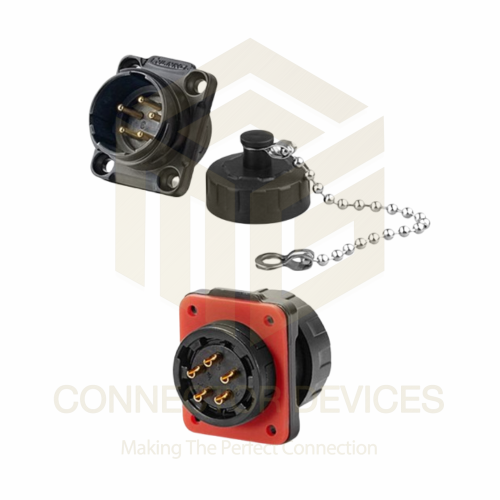 YM20 500V 10A 5Pin Male Socket IP67 Waterproof Power Connector Plastic Shell Solder Terminal