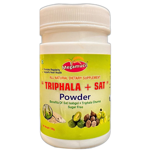 100G Megamucil Triphala Sat Powder - Storage Instructions: Dry Place
