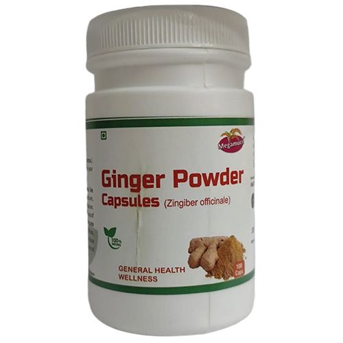 100G Megamucil Ginger Powder Capsules - Storage Instructions: Dry Place