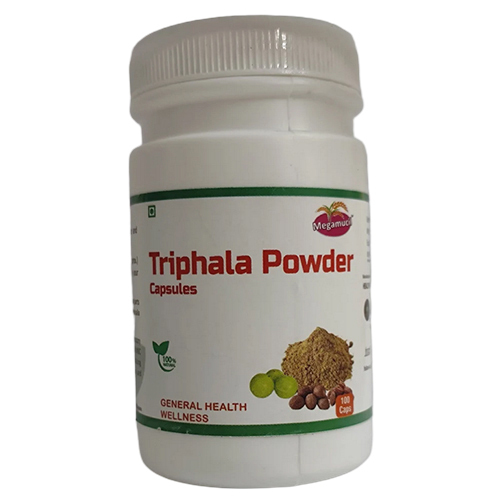 100 Megamucil Triphala Capsules - Physical Form: Powder