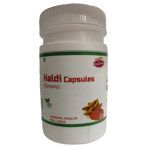 100 Megamucil Haldi Capsules - Storage Instructions: Dry Place