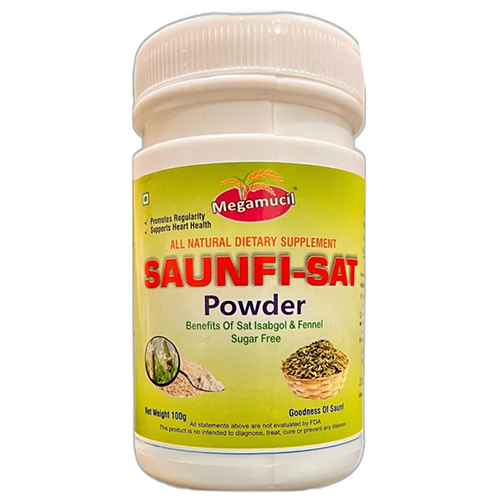 100G Megamucil Saunfi Sat Powder - Storage Instructions: Dry Place