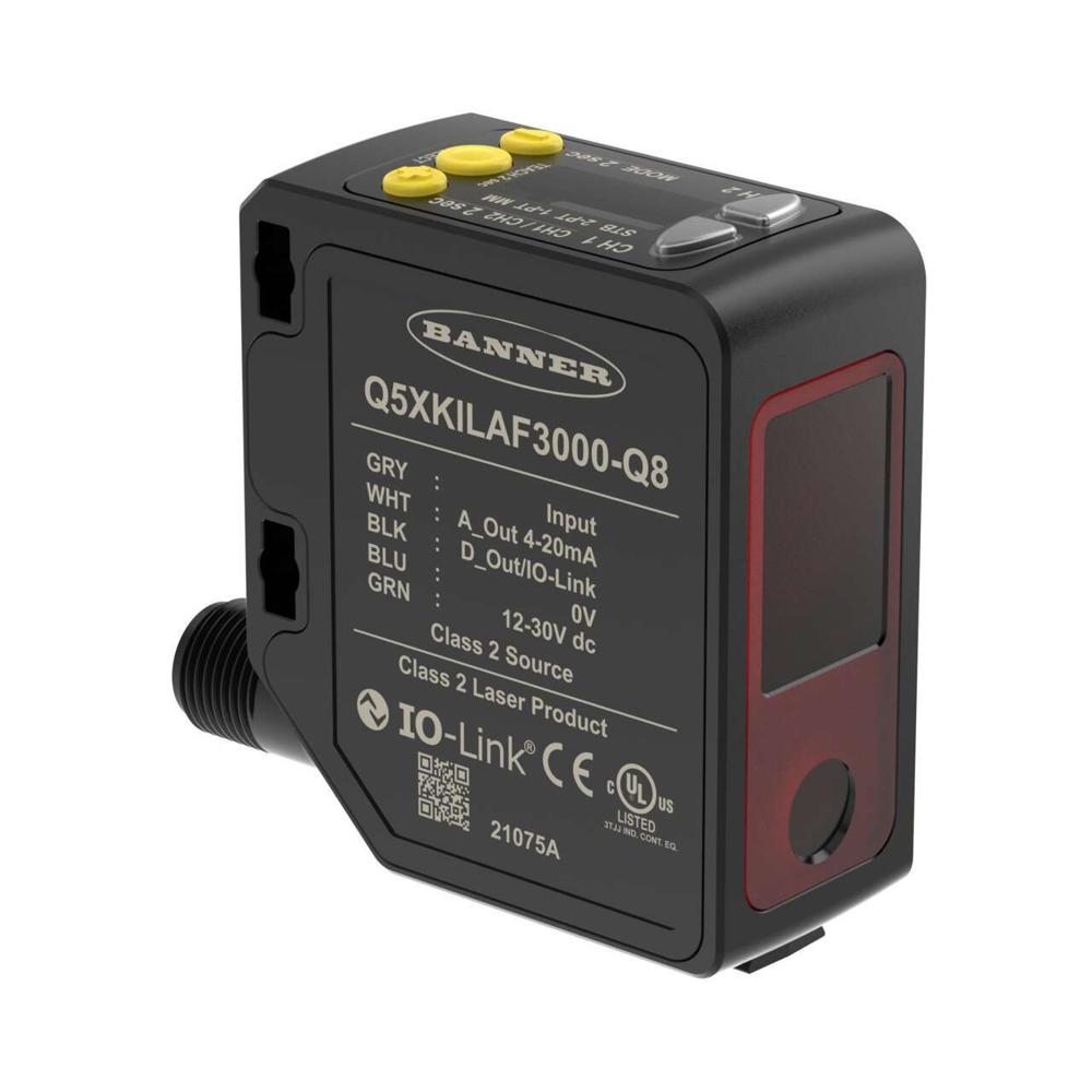 Q5Xkilaf3000-Q8 High Power, Multi-Purpose Photoelectric Sensor - Product Type: Retro-Reflective