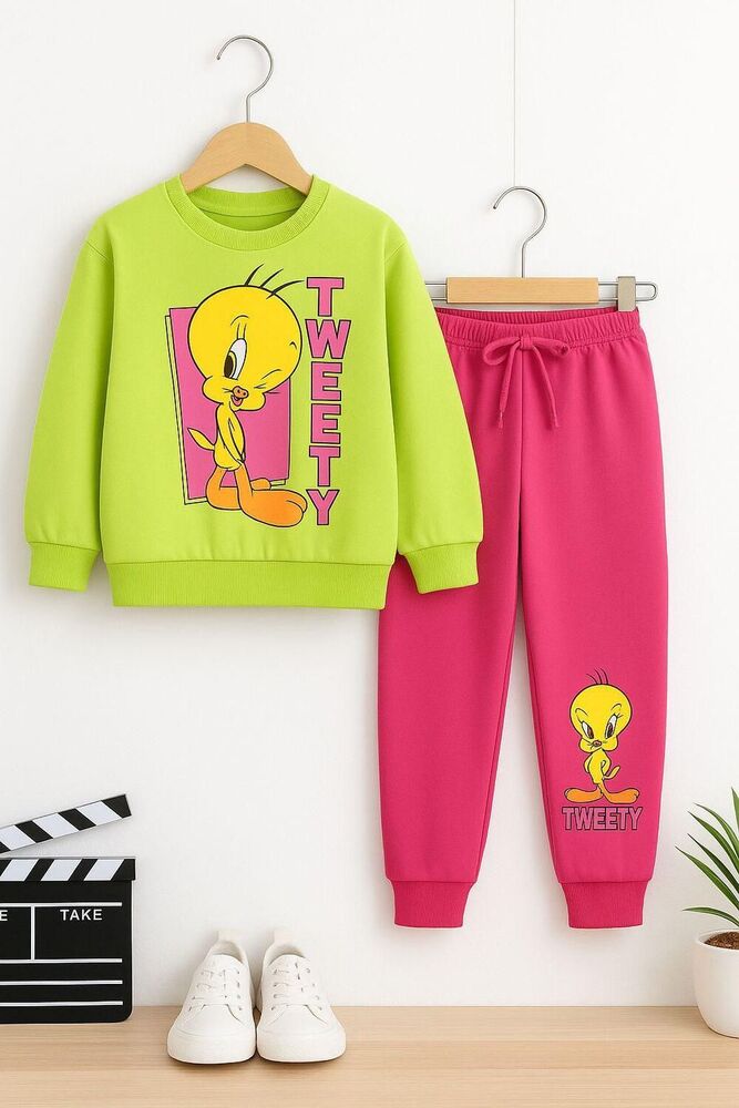 Girl Sweatshirt & Tracsuit For Kids - Color: Multicolour