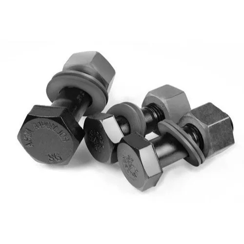 High Strength Bolts With Nuts - Color: Black
