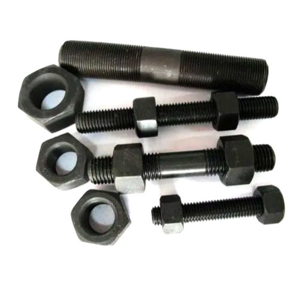 High Tensile Bolts And Nuts - Color: Black