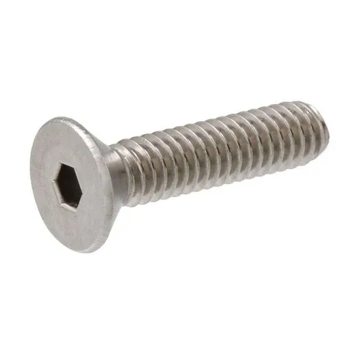 Countersunk Flat Head Screws - Color: Silver