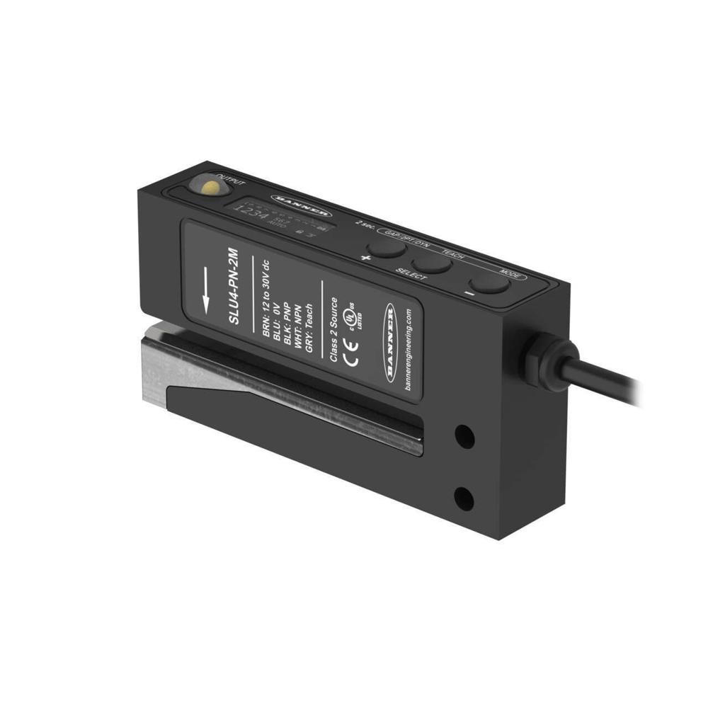 Banner SLU4-PN-2M Ultrasonic Label Sensor