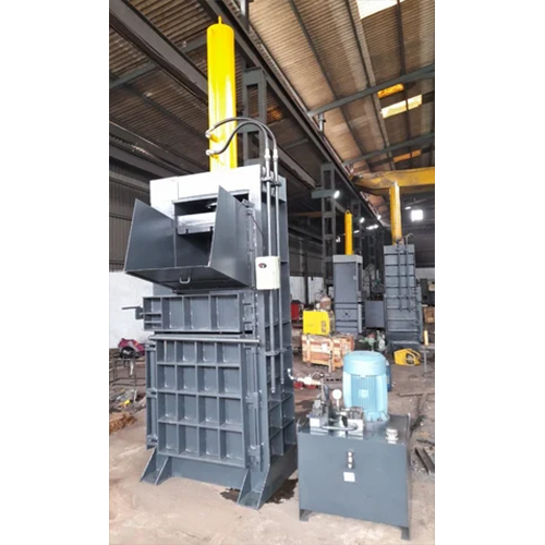 Pet Bottle Scrap Bale Machine - Color: Grey