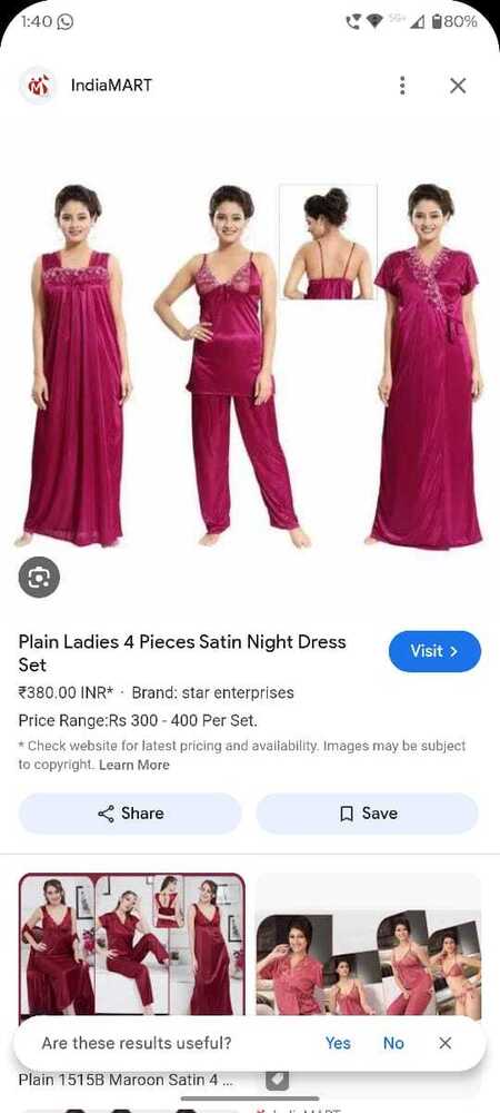 women night dress 1,2,3,4 pic collection