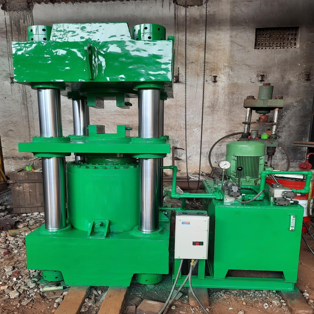 Wire Rope Splicing Swaging Crimping Press - Color: Grey Paint Coated